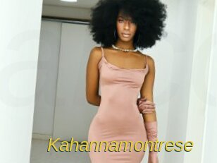 Kahannamontrese