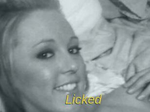 Licked