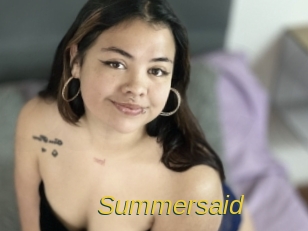 Summersaid